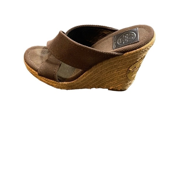 Tory Burch Kristen Espadrille Wedges 8 - Picture 7 of 11